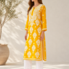 rn-image_picker_lib_temp_20cea588-a6f6-44ae-a6a3-40f804ea6a07.png Handmade Lucknow Chikankari Modal Straight Kurta - Global Delivery | Nuvàne